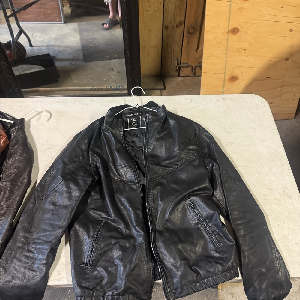 Men's Black Leather Jacket